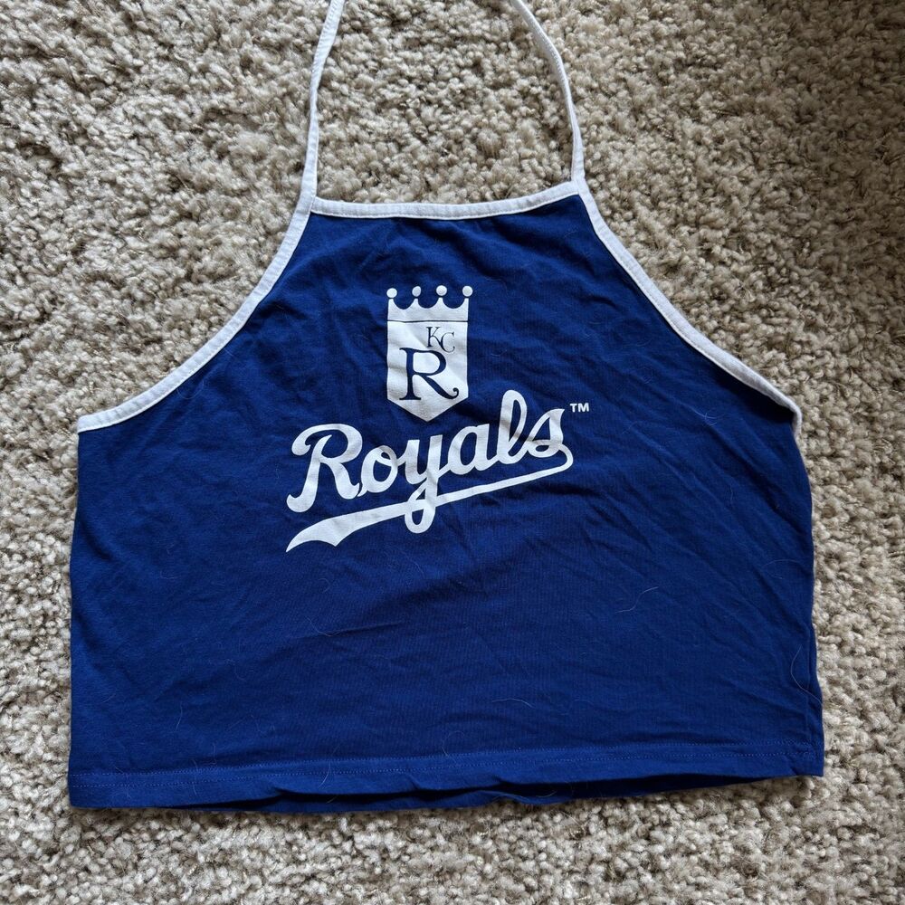 Collectible Kansas City KC Royals Baseball Blue and White Halter Top